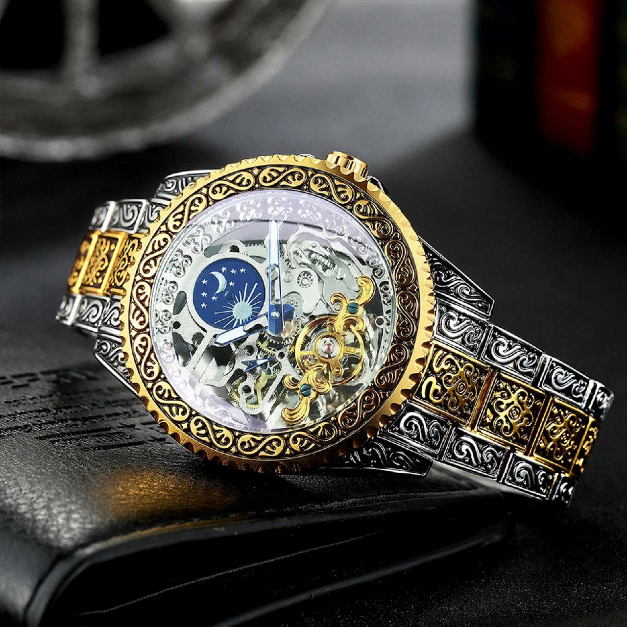 Automatic Mechanical Watch For Men Self Winding Skeleton Watches Julian Kingsley